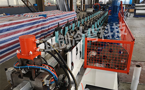 鋼板倉立柱機(jī)器